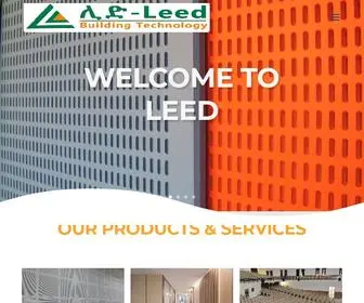 Leedet.com(Leed Building Technology and Trading) Screenshot