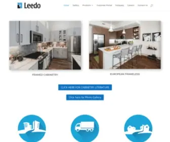 Leedocabinetry.com(Leedo Cabinetry) Screenshot