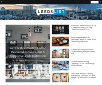 Leeds-List.com(The Only Guide to Leeds & Yorkshire You'll Ever Need) Screenshot