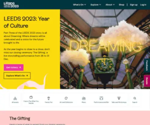 Leeds2023.co.uk(Leeds 2023) Screenshot