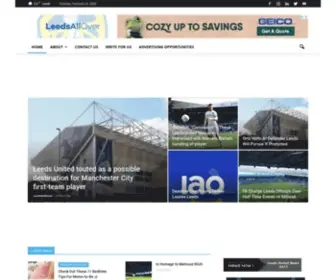 Leedsallover.com(All things Leeds United) Screenshot