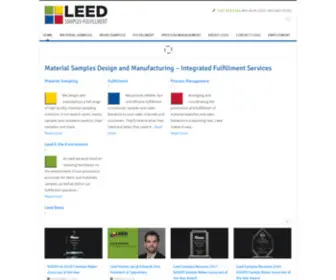 Leedsamples.com(Material Sampling) Screenshot