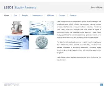 Leedsequity.com(Leeds Equity Partners) Screenshot