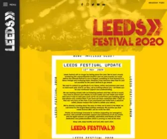 Leedsfestival.com(Leeds Festival 2013) Screenshot