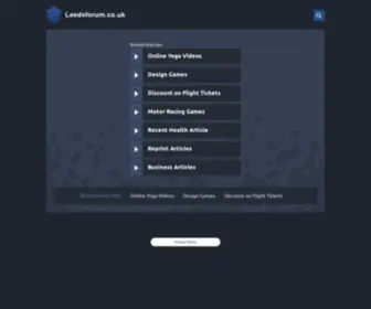 Leedsforum.co.uk(Leeds Forum) Screenshot