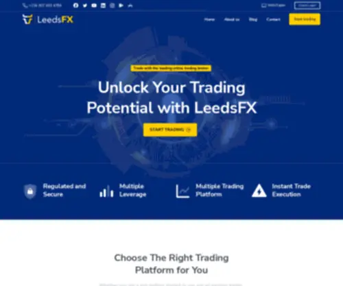 Leedsfx.com(Unlock Your Trading Potential) Screenshot