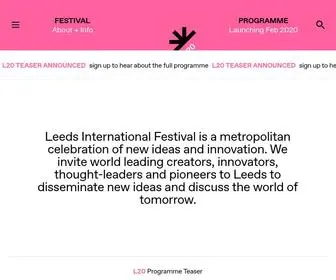 Leedsinternationalfestival.com(Leeds International Festival) Screenshot