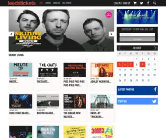 Leedstickets.com(Leeds University Union Events) Screenshot