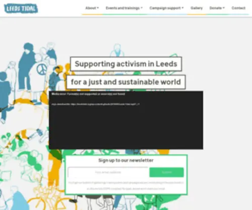 Leedstidal.org(Leeds Tidal) Screenshot