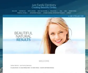 Leefamilydental.com(Leefamilydental) Screenshot