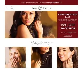 Leefiori.com(Everyday Jewelry) Screenshot