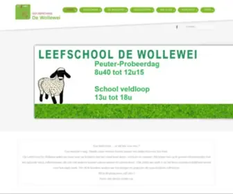 Leefschooldewollewei.be(Leefschool De Wollewei CMS) Screenshot