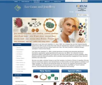 Leegems.com(Lee Gems and Jewellery) Screenshot