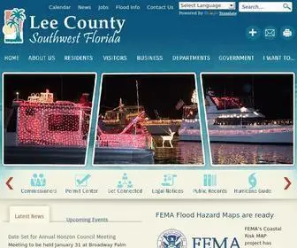 Leegov.com(Lee County Southwest Florida) Screenshot