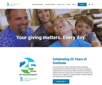 Leehealthfoundation.org(Lee Health Foundation) Screenshot