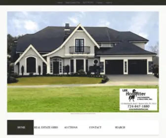 Leehostetter.com(Lee Hostetter Real Estate & Auctioneers) Screenshot