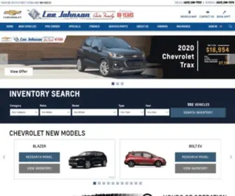 Leejohnsonchevrolet.com(Lee Johnson Chevrolet in Kirkland) Screenshot