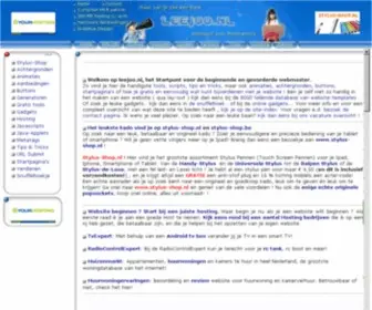 Leejoo.nl(Startpunt voor webmasters) Screenshot