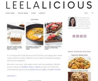 Leelalicious.com(Nutritious & delicious real food recipes) Screenshot