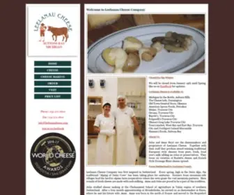 Leelanaucheese.com(Award Winning Leelanau Cheese) Screenshot