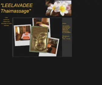 Leelavadee.de(Die Thaimassage in Berlin) Screenshot