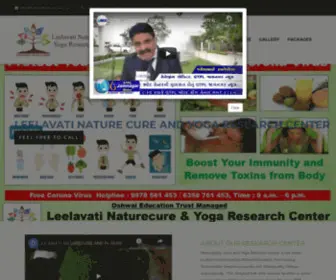 Leelavatinaturecure.com(Leelavati Nature Cure and Yoga Research Center) Screenshot