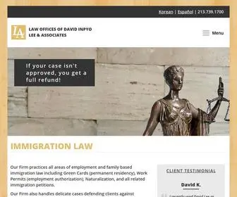 Leelawyers.net(Law Offices Of David Inpyo Lee & Associates) Screenshot