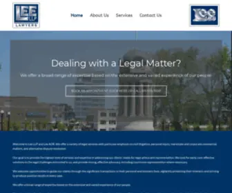 Leellp.com(Lee LLP & Lee ADR) Screenshot