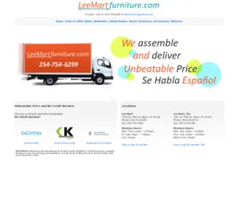 Leemartfurniture.com(Unbeatable Price) Screenshot