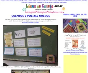 Leemeuncuento.com.ar(Cuentos Infantiles para leer Cuentos para escuchar Libros para chicos y Libros para adolescentes lij) Screenshot