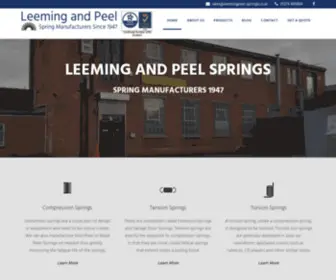 Leemingpeel-Springs.co.uk(Leeming & Peel Ltd) Screenshot