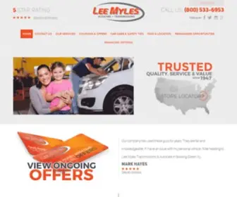 Leemyles.com(Home I Lee Myles Autocare Group) Screenshot