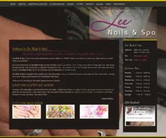 Leenailspadavie.com(Nail salon Davie) Screenshot