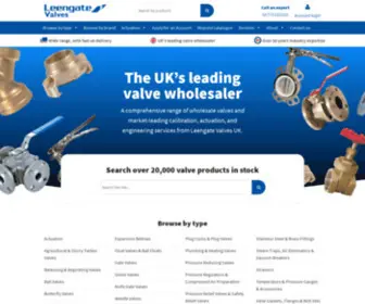 Leengatevalves.co.uk(Valves Wholesaler & Stockist) Screenshot