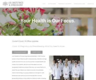 Leeobgyn.com(Obstetrics and Gynecology Opelika) Screenshot
