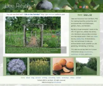 Leereich.com(Lee Reich) Screenshot