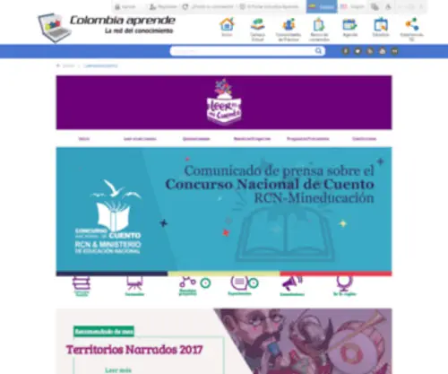 Leeresmicuento.com(Leer es mi cuento) Screenshot