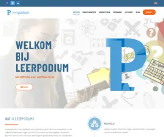 Leerpodium.nl(Leerpodium) Screenshot