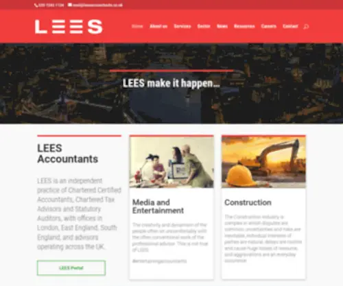 Leesaccountants.co.uk(LEES Accountants) Screenshot