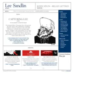 Leesandlin.com(Lee Sandlin) Screenshot