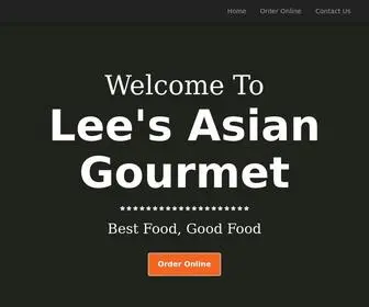 Leesasiangourmetschwenksvilletogo.com(Lee's Asian Gourmet) Screenshot