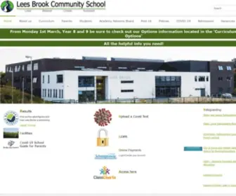 Leesbrook.co.uk(Lees Brook Community School) Screenshot