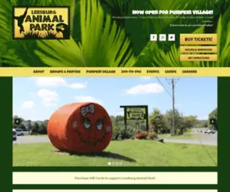 Leesburganimalpark.com(Leesburg animal park) Screenshot