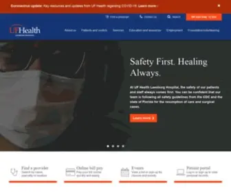 Leesburgregional.org(UF Health Leesburg Hospital) Screenshot