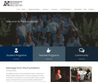 Leeschoolfoundation.org(Foundation for Lee County Public Schools) Screenshot