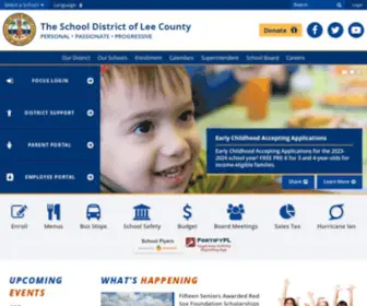 Leeschools.net(Lee County Schools) Screenshot