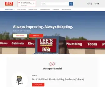 Leeshomecenter.com(Leeshomecenter) Screenshot