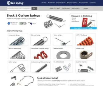 Leespring.com(Lee Spring) Screenshot