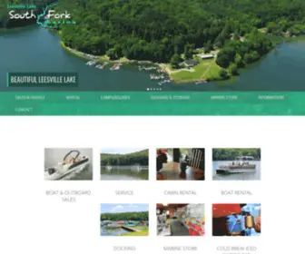 Leesvillelake.com(Leesville Lake South Fork Marina) Screenshot
