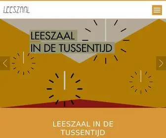 Leeszaalrotterdamwest.nl(Leeszaal Rotterdam West) Screenshot